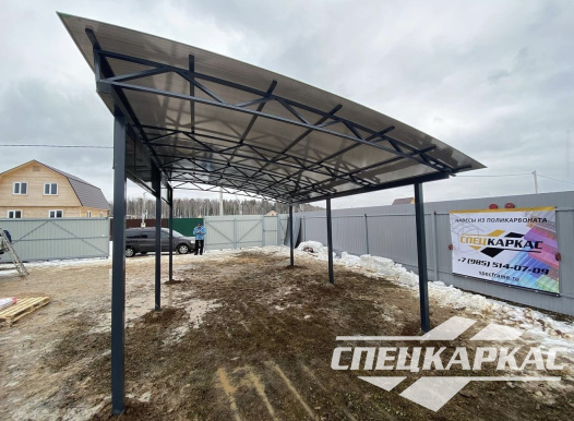Навес для машины односкатного типа №47 - фото 1421